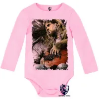 Body Bebê Infantil Nirvana Kurt Cobain pintura - Foto 4