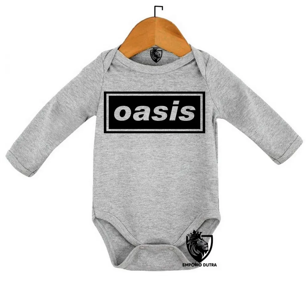 Body Bebê Infantil OASIS banda rock