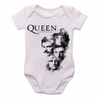 Body Bebê Infantil queen forever Freddie Mercury banda rock - Foto 2