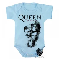 Body Bebê Infantil queen forever Freddie Mercury banda rock - Foto 3