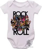 Body Bebê Infantil Rock in roll bandas famosas - Foto 2