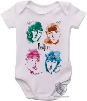 Body Bebê Infantil The Beatles assinaturas - Foto 2