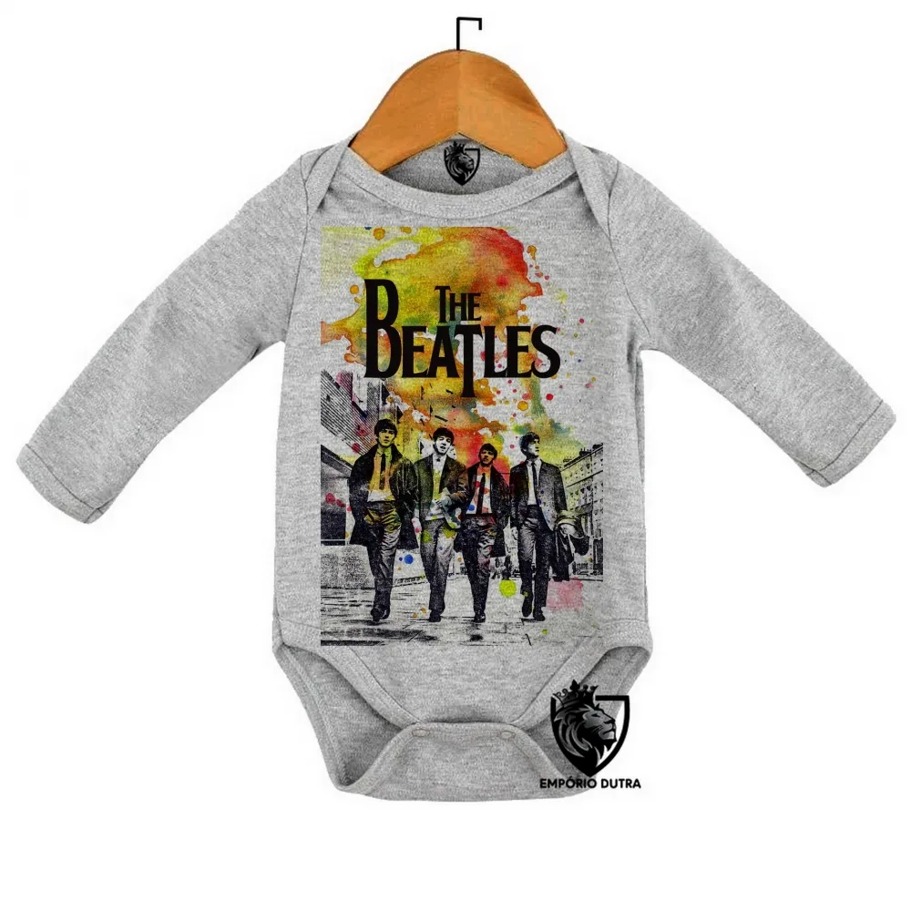 Body Bebê Infantil The Beatles colorido