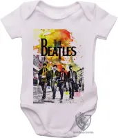 Body Bebê Infantil The Beatles colorido - Foto 2