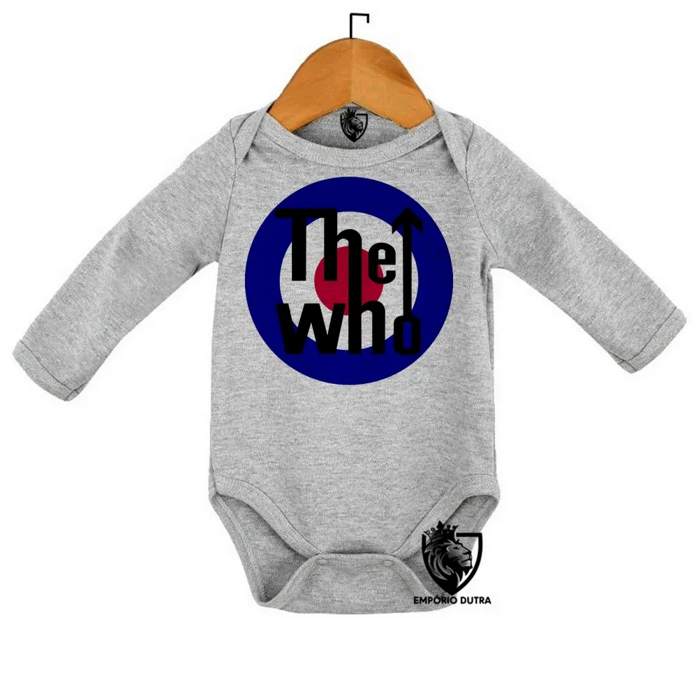 Body Bebê Infantil the who banda rock logo anos 60