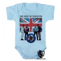 Body Bebê Infantil the who banda rock logo anos 60 generation - Foto 3