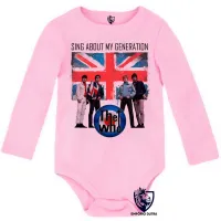 Body Bebê Infantil the who banda rock logo anos 60 generation - Foto 4