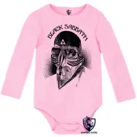 Body Bebê Infantil Tony Stark black sabbath rock - Foto 4