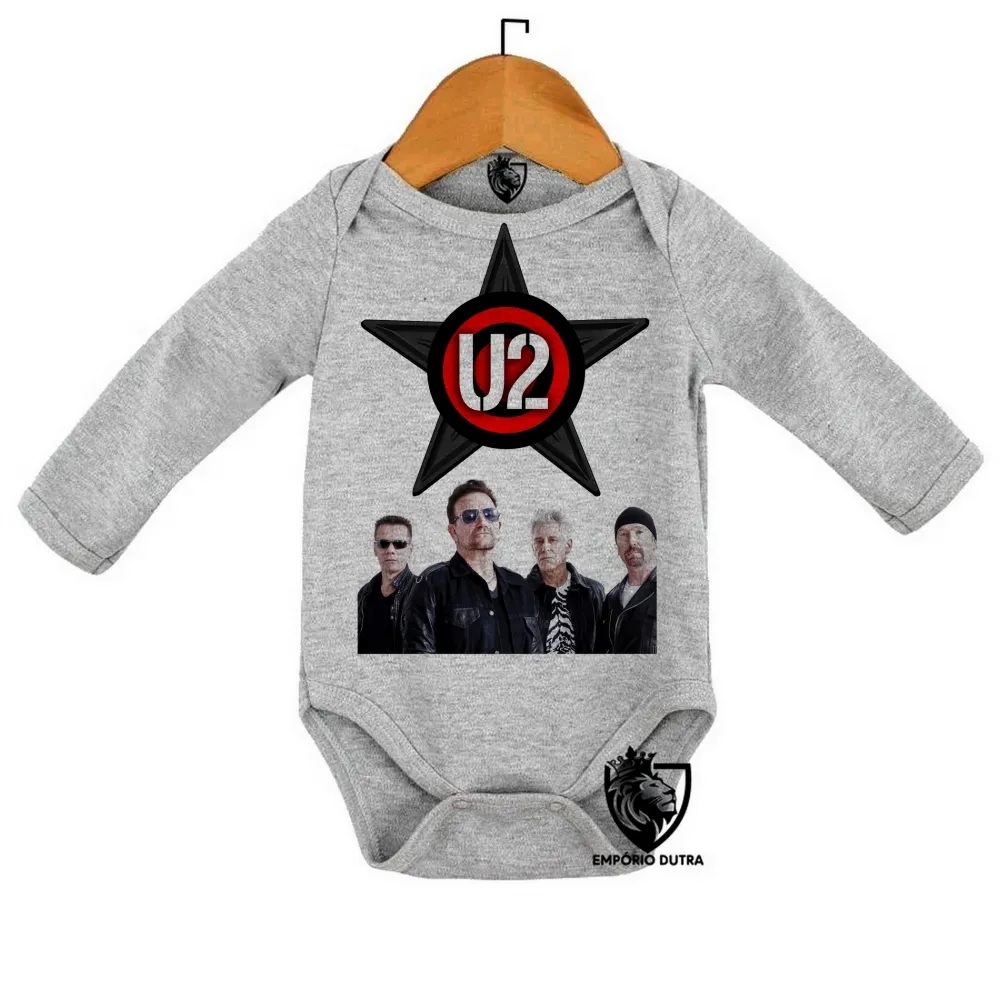 Body Bebê Infantil u2 banda rock musica irlanda estrela banda Imagem