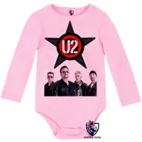 Body Bebê Infantil u2 banda rock musica irlanda estrela banda - Foto 4