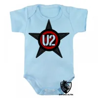 Body Bebê Infantil u2 banda rock musica logo estrela banda - Foto 3