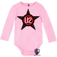 Body Bebê Infantil u2 banda rock musica logo estrela banda - Foto 4