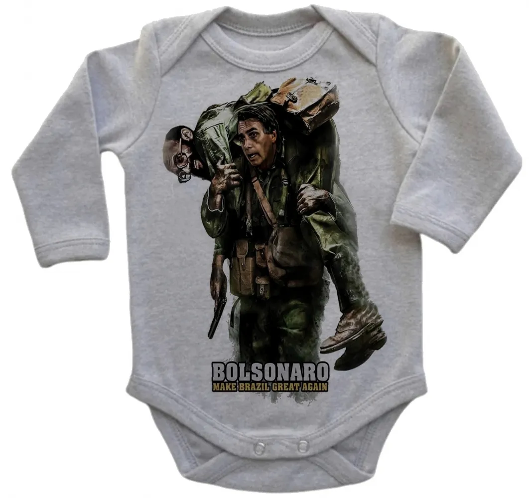 Body Bebê Infantil bolsonaro resgate Eneas Carneiro Imagem