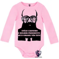 Body Bebê Infantil Enéas Carneiro direita Brasil - Foto 4