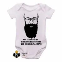 Body Bebê Infantil Enéas Carneiro melhor presidente Brasil - Foto 2