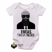 Body Bebê Infantil Enéas Carneiro tinha razão direita - Foto 2
