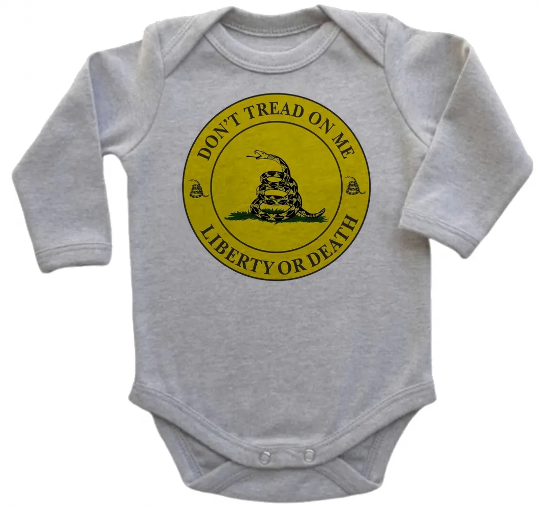 Body Bebê Infantil Não pise em mim gadsden ancap Anarcocapitalismo dont tread on me liberdade Imagem