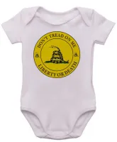 Body Bebê Infantil Não pise em mim gadsden ancap Anarcocapitalismo dont tread on me liberdade - Foto 3