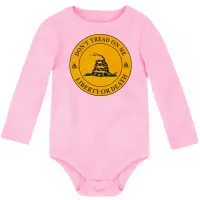 Body Bebê Infantil Não pise em mim gadsden ancap Anarcocapitalismo dont tread on me liberdade - Foto 4