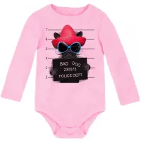Body Bebê Infantil Bad Dog cachorro cão Police Dept - Foto 4