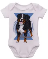 Body Bebê Infantil Bernese cachorro dog cão - Foto 3