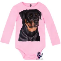 Body Bebê Infantil cachorro cão dog pug raça canina - Foto 4