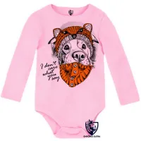 Body Bebê Infantil Cachorro I dont care what you say - Foto 4