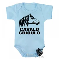 Body Bebê Infantil cavalo Crioulo rio grande do sul RS - Foto 3