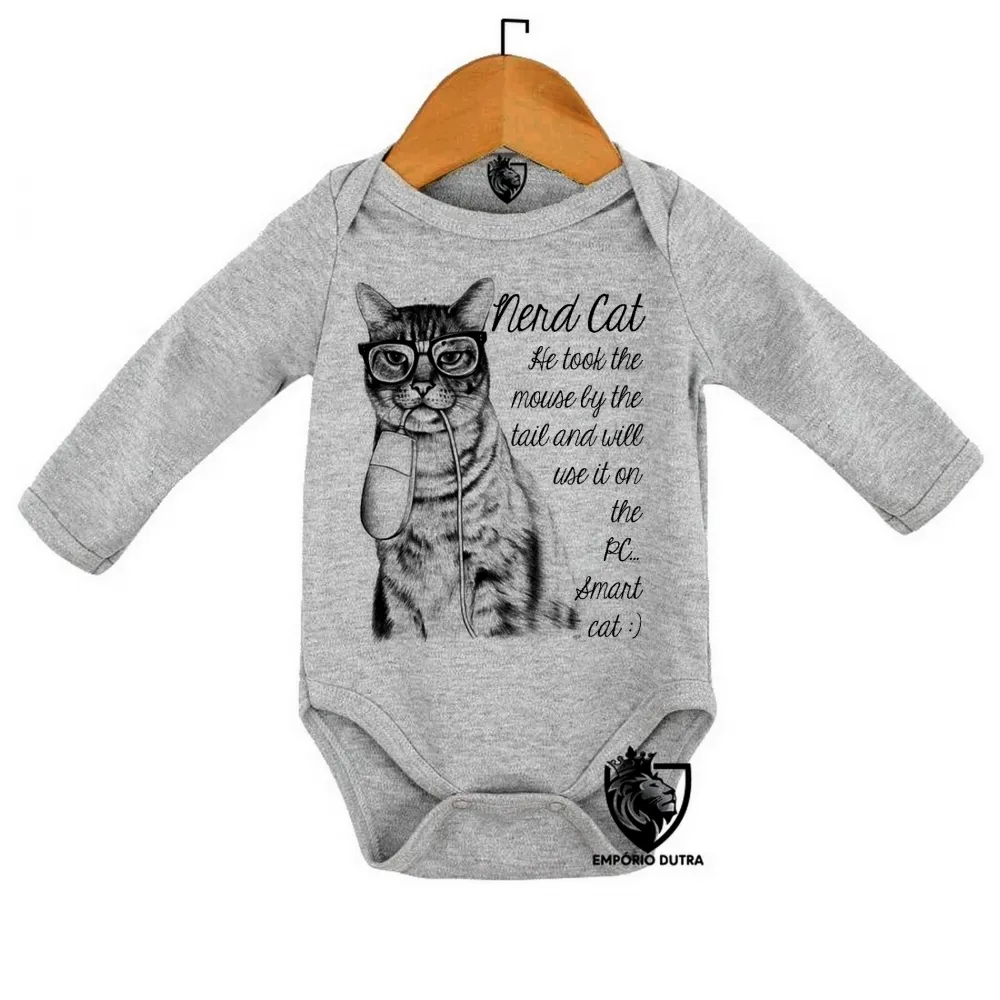 Body Bebê Infantil gato e sapato cat gatinho felino