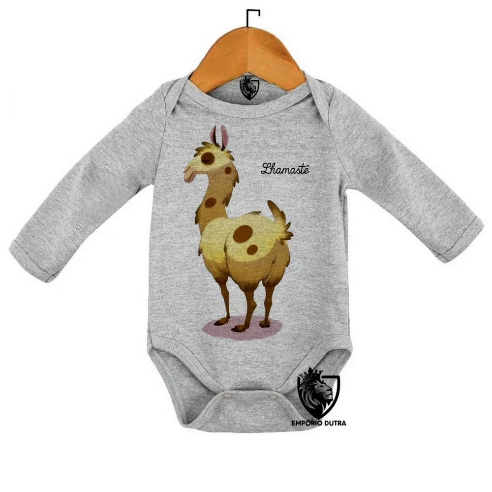 Body Bebê Infantil Lhamastê lhama animal america