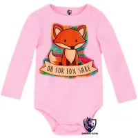 Body Bebê Infantil oh for fox sake raposa cachorro dog - Foto 4