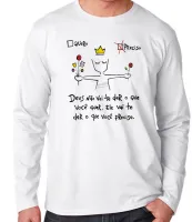 Camiseta manga longa Infantil ou Adulto Quero preciso DEUS vai te dar o que - Foto 3