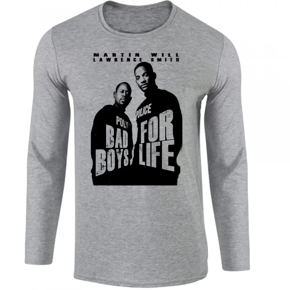 Camiseta manga longa Infantil ou Adulto Bad Boys for life Imagem