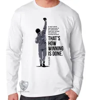 Camiseta manga longa Infantil ou Adulto Rocy Balboa É assim - Foto 3