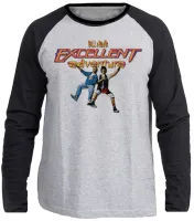 Camiseta manga longa Infantil ou Adulto Bill and Ted filme antigo - Foto 3
