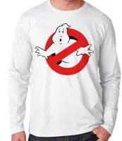 Camiseta manga longa Infantil ou Adulto Caça Fantasmas ghost busters - Foto 3