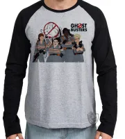 Camiseta manga longa Infantil ou Adulto Caça fantasmas mulheres Ghostbusters - Foto 3