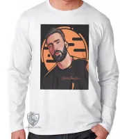 Camiseta manga longa Infantil ou Adulto Captain Chris Evans - Foto 2