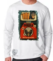 Camiseta manga longa Infantil ou Adulto Cobra sylvester stallone - Foto 2