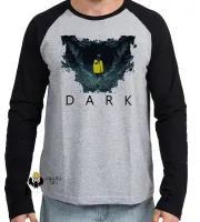 Camiseta manga longa Infantil ou Adulto Dark caverna - Foto 2