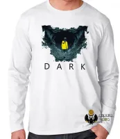 Camiseta manga longa Infantil ou Adulto Dark caverna - Foto 3