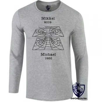 Camiseta manga longa Infantil ou Adulto Dark Mikkel Michael