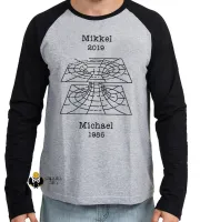 Camiseta manga longa Infantil ou Adulto Dark Mikkel Michael - Foto 2