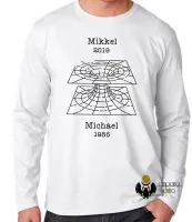 Camiseta manga longa Infantil ou Adulto Dark Mikkel Michael - Foto 3