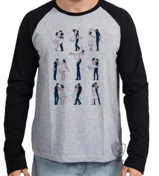 Camiseta manga longa Infantil ou Adulto Dirty Dancing passos - Foto 2