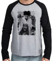 Camiseta manga longa Infantil ou Adulto Edward mãos de tesoura jack sparrow - Foto 2