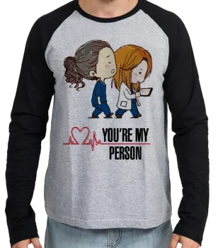 Camiseta manga longa Infantil ou Adulto Greys Anatomy medicas hospital - Foto 2