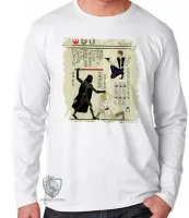 Camiseta manga longa Infantil ou Adulto hieróglifos Star Wars - Foto 3