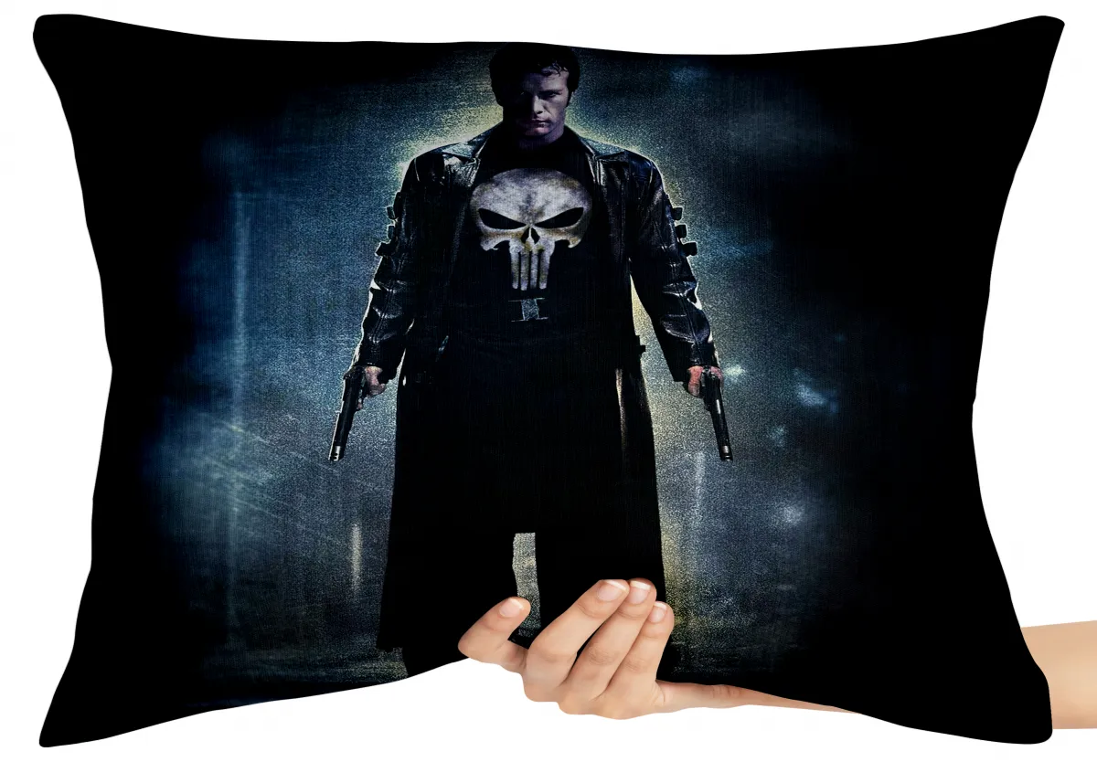 Capa de Almofada ou Travesseiro Frank Castle Justiceiro