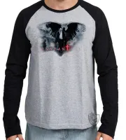 Camiseta manga longa Infantil ou Adulto John Constantine arma - Foto 2